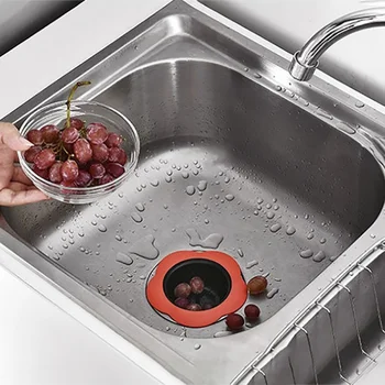 

Household Flower Shape Drain Plug Kitchen Durable Sink Filter Silicone Strainer Bathroom Shower Sink Filter O