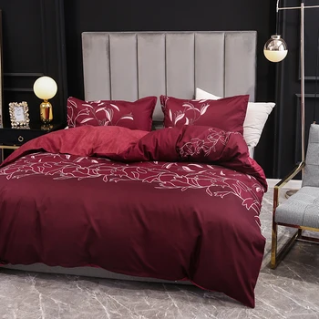 

3pcs Nordic bedding set duvet cover 240x220 pillowcase 50x70 twin queen king size Bed linen for home