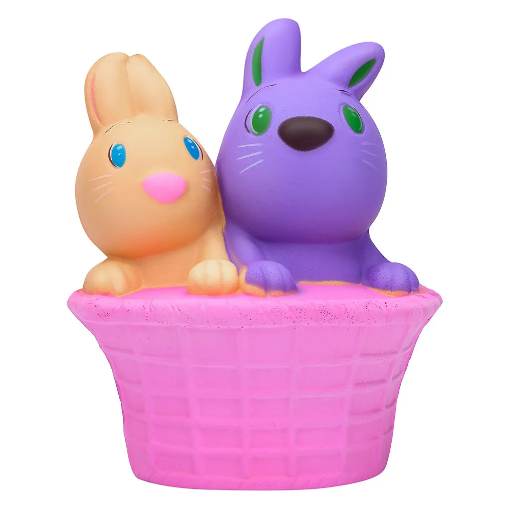 Милый антистрессовый мяч мини сжимающий Мягкий Кролик Kawaii Кролик сжимающий растягивающиеся животные Исцеление стресс детские игрушки для взрослых L1218