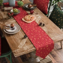 Carillon de noël, drapeau de Table, pays américain, décorations simples pour la maison, meuble TV, Table basse