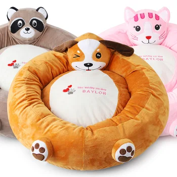 

Pet Dog Cat Warm Bed Winter Lovely Dog Bed Soft Material Pet Nest Cute Paw Kennel For Cat Puppy Sofa Beds For Dogs Accessories
