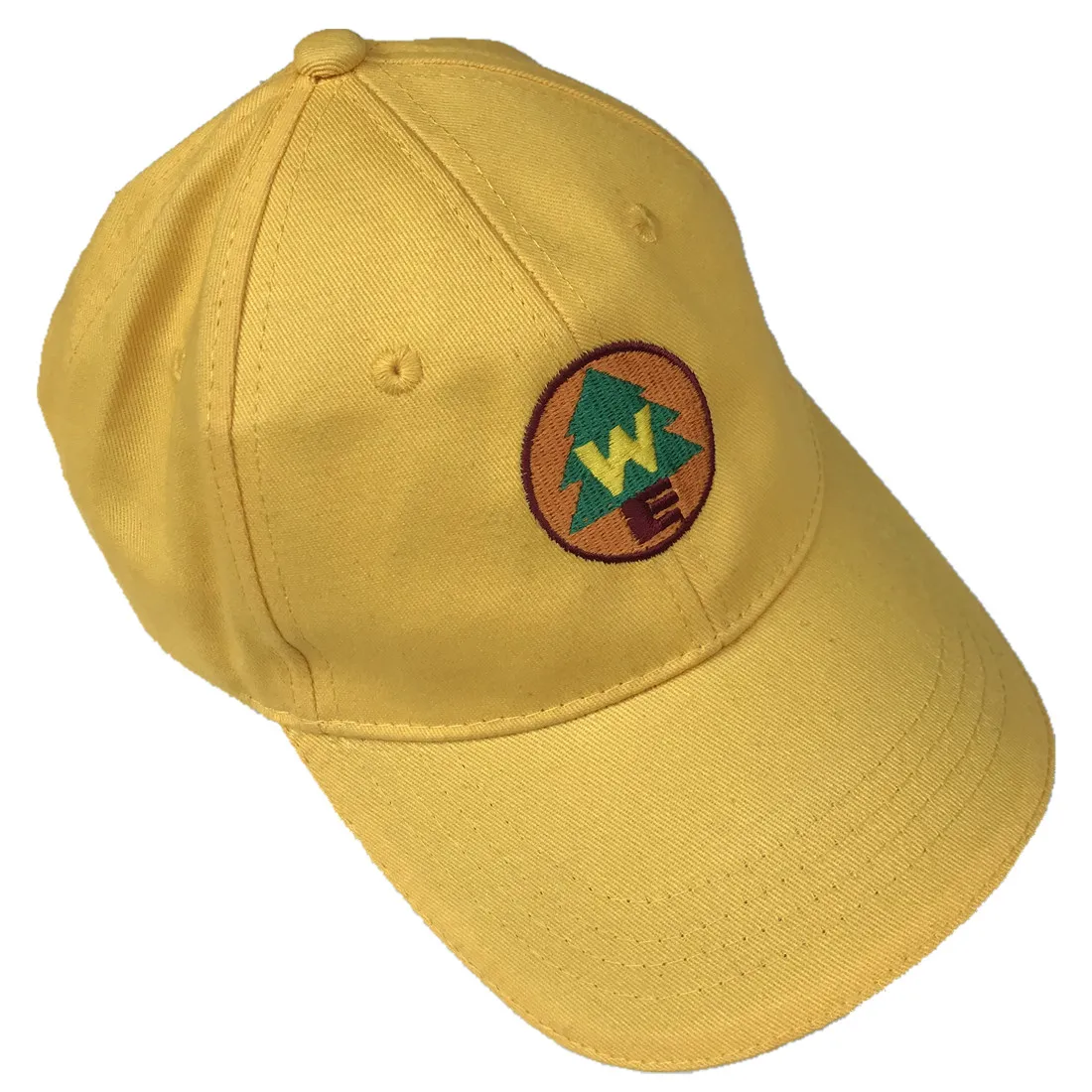 Embroidery Logo Hat Yellow Baseball Cap 