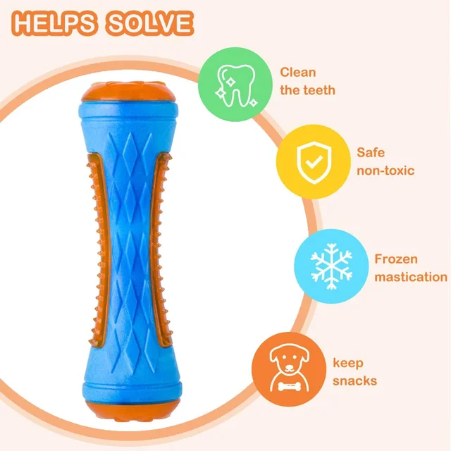 Pet Throwing Flying Disc for Dog Toys Bulk Chewing Bite Resistant Squeaky Training Toy Dogs Teeth Cleaning Interactive Toys Bite Stick