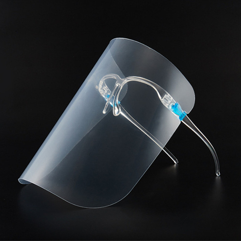 2Pcs/Set Kitchen Tools Transparent Face Shield Anti-Oil Onion Goggles Dust-Proof Face Protective Mask Cooking Tools Outside Use