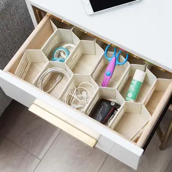 

Drawer Organizer Adjustable Wardrobe Drawer Divider Board Ties Socks Bra Underwear Closet Organizer Partition Baffle Household