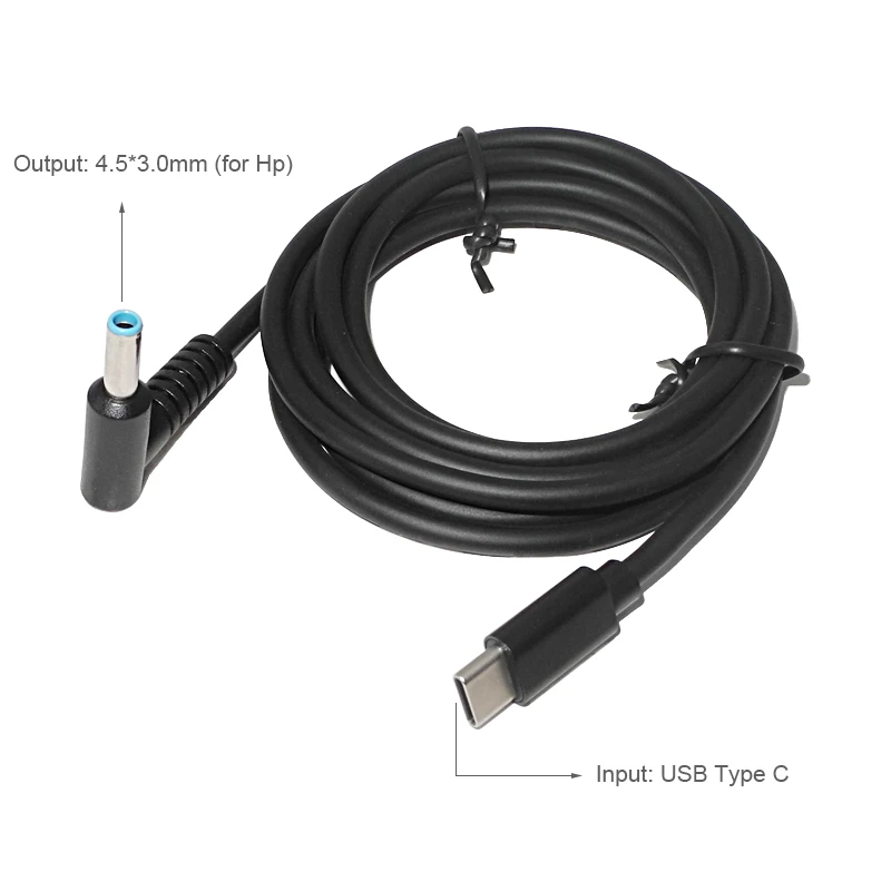 minimal Hick rense Usb C To 4.5*3.0mm Plug Converter Usb Type C Laptop Charging Cable Cord For  Hp Elitebook 820 G3 820 G4 840 G3 840 G4 1040 G2 - Pc Hardware Cables &  Adapters - AliExpress