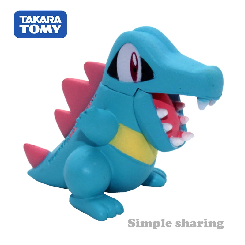Takara Tomy Tomica Moncolle Ex конструктор с фигурками из м/ф “Покемон” Totodile Sun Moon Детские