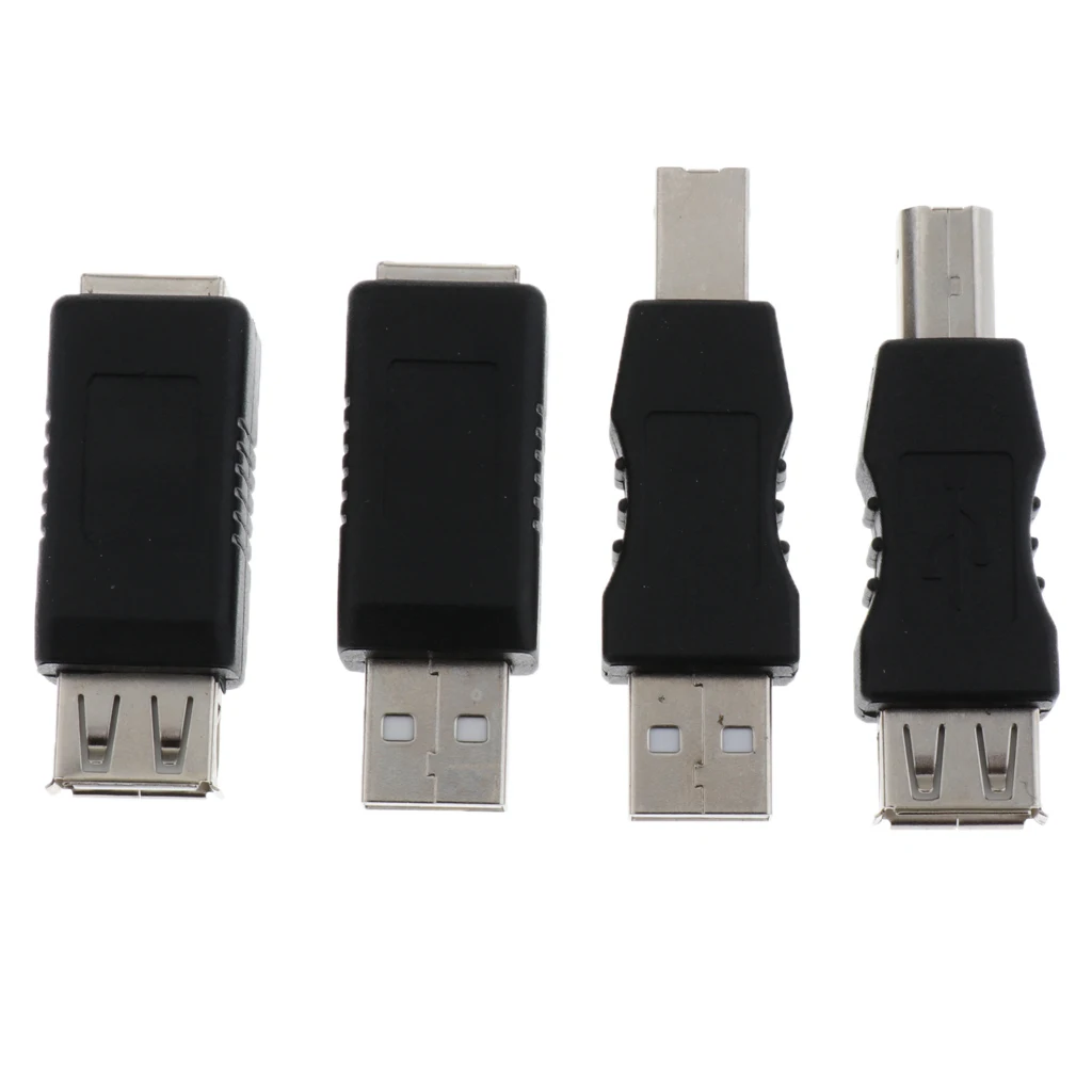 Printer Cable Connector USB 2.0 High Speed Connectors Printer Scanner Adapters Kit for HP, Canon, Dell, Samsung etc