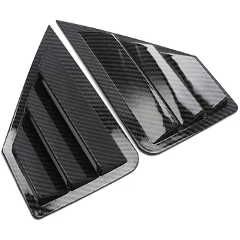 

for Toyota C-HR CHR 2016 2017 2018 2019 Auto Rear Car Side Window Louvers Vent Cover Trim Decorative 2PCS (Carbon Fiber)