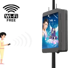 Уличный P6 СВЕТОДИОДНЫЙ экран для освещения, уличный дисплей, wifi, 3g, 4G, беспроводной рекламный светодиодный экран