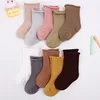 5pairs/lot Baby Socks Children Boys Girl Autumn Winter Warm Sock Ribbed Solid Color Clothes Accessories for 0-9 Years Child ► Photo 2/6