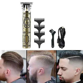 

Rechargeable Vintage Hair Professional Electric Clipper Men Hair Clipper Hair Cutting Machine Shaver Beard Trimmer