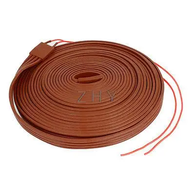 

Red Silicone Waterproof Heater Strip Band 25mm Wide 10M Long 60V