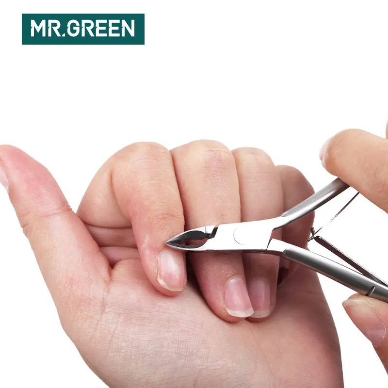 MR. GREEN мертвой кожи кутикулы ногтей клипер щипчики для кусачки из нержавеющей