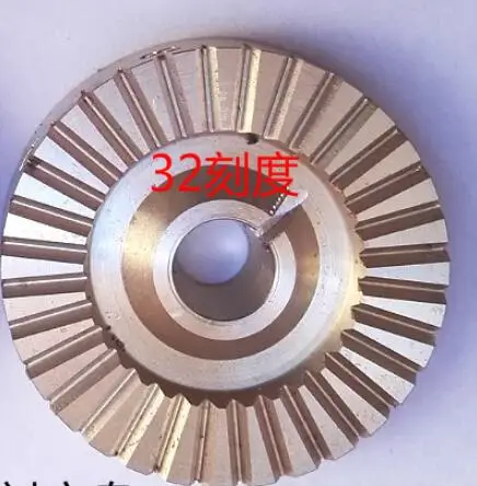 32 division wheel Драгоценный камень, лицевая машина, манипулятор, шлифовальная машина, ювелирная шлифовка нефрита, граненый угол, полировщик, указательная ручка - Цвет: 32 division wheel