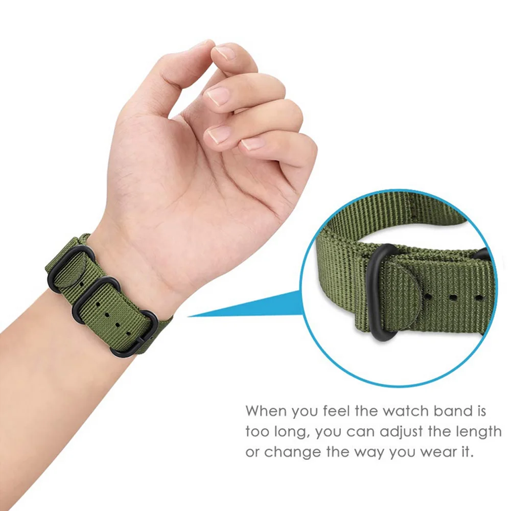 Ремешок для часов Active2 20 мм для samsung galaxy Watch Active 2 40 мм 44 мм correa pulseira нейлоновый ремешок для часов Huami Amazfit GTS