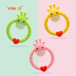 YANUO – anneau de dentition en Silicone souple pour bébé, rond, cerf, jouets à mâcher, entraînement dentaire 
