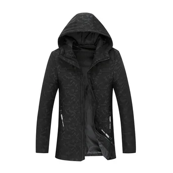 

Winter Lian Cap Cotton-padded Jacket Male Medium Length Money Big Size Plus Fat plus Down Cotton-padded Jacket Fat Man Extra