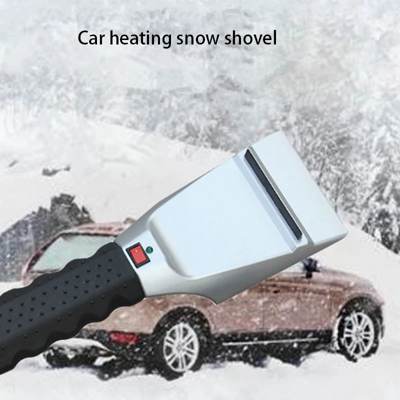Автомобиль 12V heatable двойного назначения лопата для снега зимняя Автомобильная