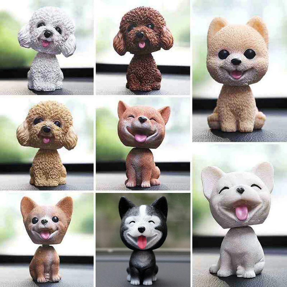 Husky Teddy/Пудель с тряской головой собака стикер украшение автомобиля аксессуары