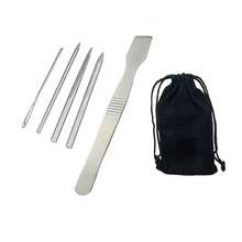 5 шт./9 шт. DIY Paracord швейные иглы набор из нержавеющей стали Портативный шнуровки сглаживания инструмент для браслета шнурки струны