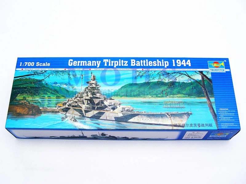 Масштабная модель Trumpeter 1/700 масштабная корабль 05712 Германия TIRPITZ линкор 1944 Сборная