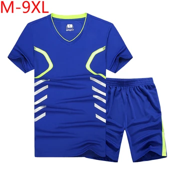 

Summer New Men's Shorts Casual Suit Sportswear Tracksuit Men Sets Pants Male Sweatshirt Men Brand Clothing Plus Size 7xl 8xl 9xl