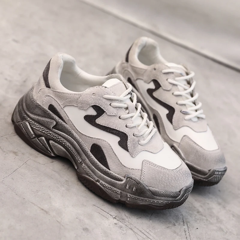 CPI/женские кроссовки сезон осень весна модные женская обувь на платформе