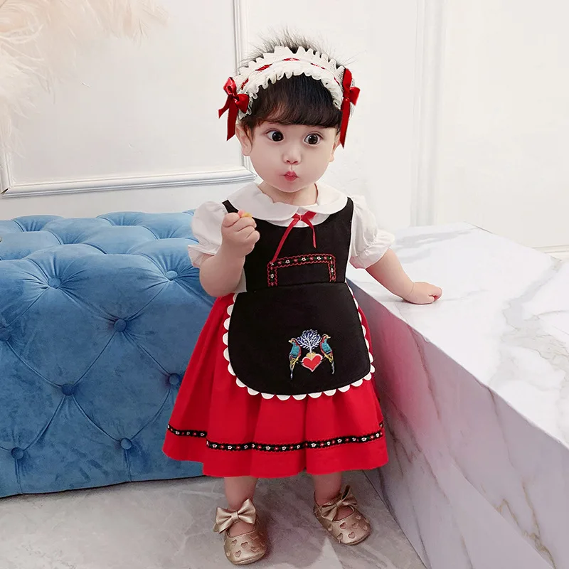 Baby Girls Princess Dress Fancy Costume Toddler Cosplay Arier Snow White Elsa Dress Infant Alice Gowns Girl Birthday vestidos boutique baby dresses Dresses