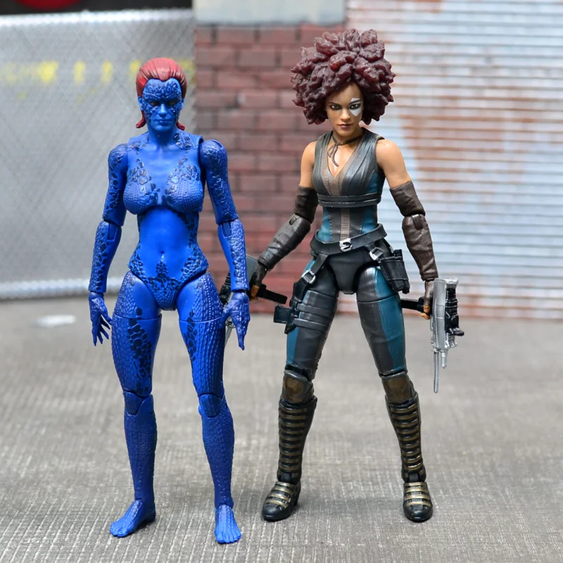 Фигурки героев мультфильма Hasbro оригинальные Marvel Legends леди Дэдпул Мистика домино 6