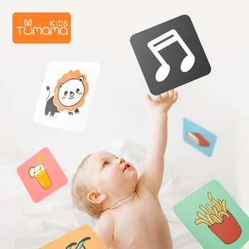

Tumama 120PCS Waterproof Baby Learning Card English Word Fruit Animal Life Cognize Kids Alphabet Toys Educational Toy