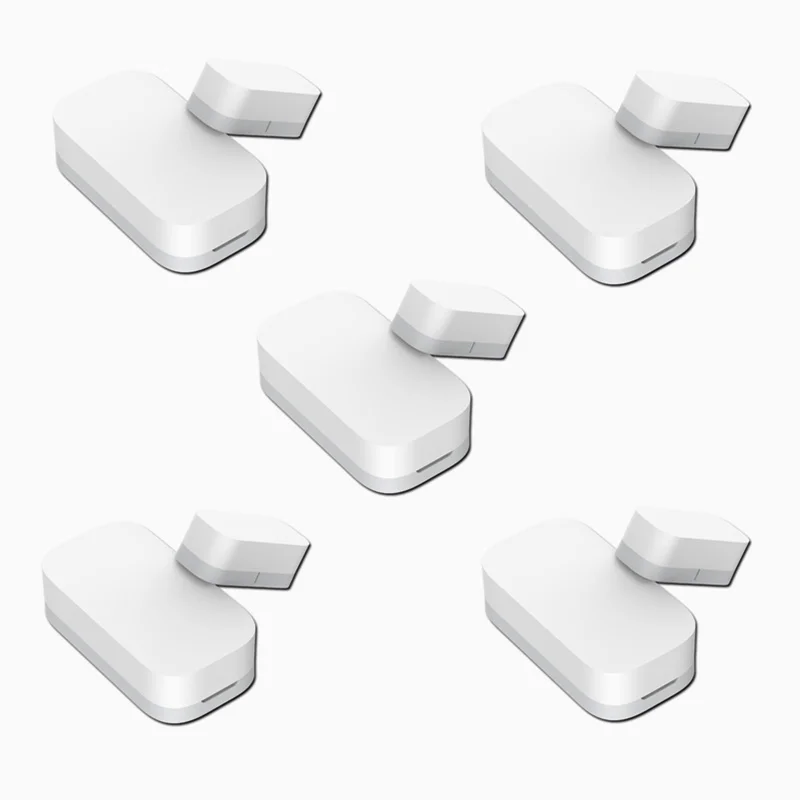 5 PCS Aqara Sensor MI Mijia Aqara датчик окна двери Zigbee беспроводное соединение умный датчик мини датчик двери для Mihome приложение для Android IOS Телефон - Цвет: 5 PCS Aqara Sensor