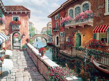 

14/16/18/27/28 Top Quality Beautiful Counted Cross Stitch Kit Abstraction Beauty and Grape A12459 scenic cottage