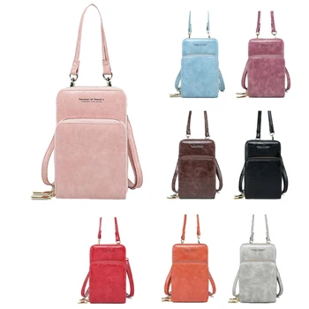 

AUAU-SEASON OF FLOWERS Ladies Crossbody Bag Handbag Retro Style Mini Bag Mobile Phone Bag Doka Small Wallet Bag