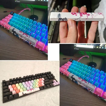 

SpaceBar Keycap PBT Five Side Dye-Subbed 6.25U Cherry Profile Keyboard gk61 gk64 N84A