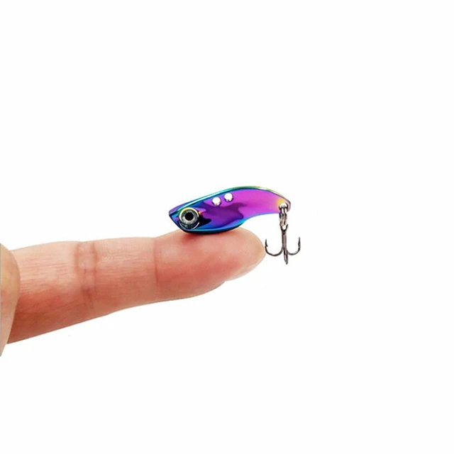 Metal VIB Fishing Lures 2.5g 3.5g 5g Sinking Mini Artificial Hard Bait Jig  Trout Sequins Trembling Wobbler Pesca Fishing Tackle - AliExpress