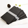 5pcs/lot Karft Paper Envelopes Black Hot Stamping Decorative Envelopes For Invitations Simple Vintage Business Envelopes Gifts ► Photo 3/5