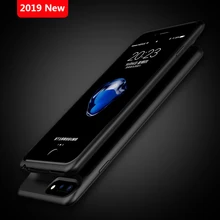 Ультра-светильник 5000/7000 мАч для iphone 6 8 7 6s зарядное устройство чехол s для iphone 6 Plus 6s 7 8 Plus power Bank Charing чехол