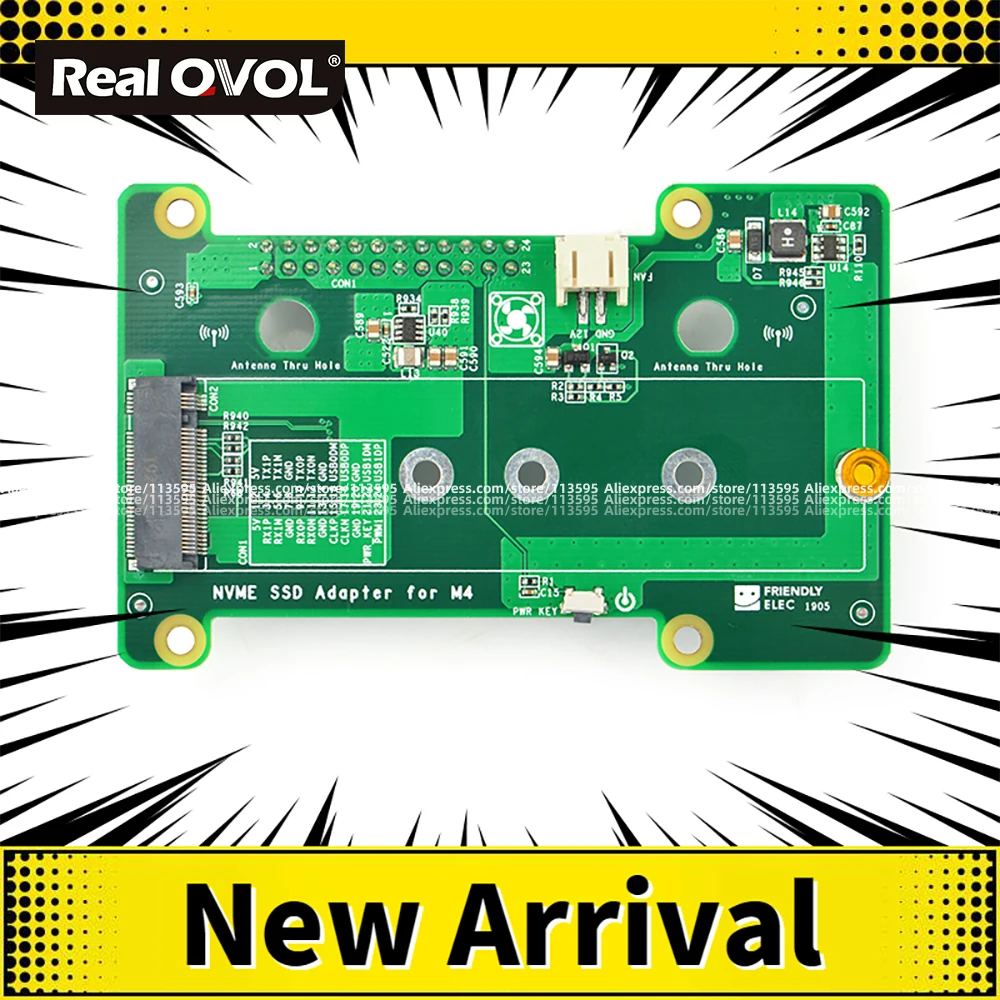 RealQvol Friendlyarm NVMe SSD адаптер для M4 Nanopi M4