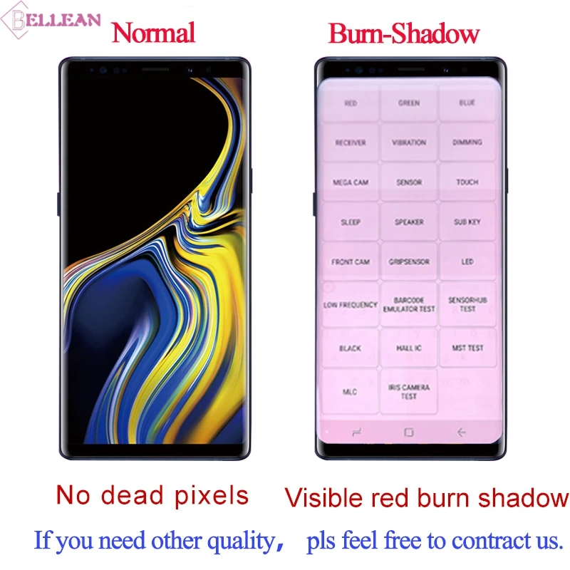 HH для samsung Galaxy Note 9 Lcd SM-N960F/DS N960U N9600/DS дисплей с сенсорным экраном дигитайзер сборка N960 Lcd+ рамка