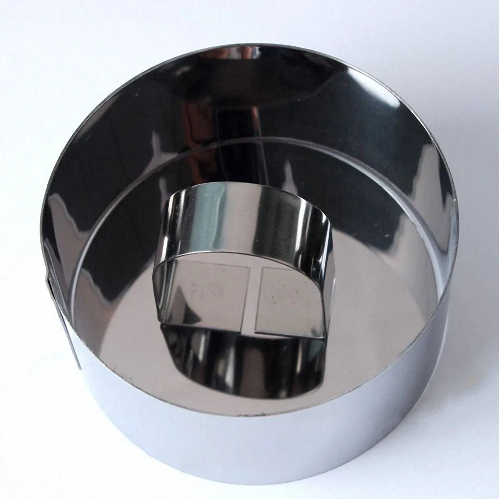 617-36c1a7.jpg Mousse Cake Mold Stainless Steel Salad Dessert Cupcake Mould Flower Heart Shaped Mousse Ring Baking Tools