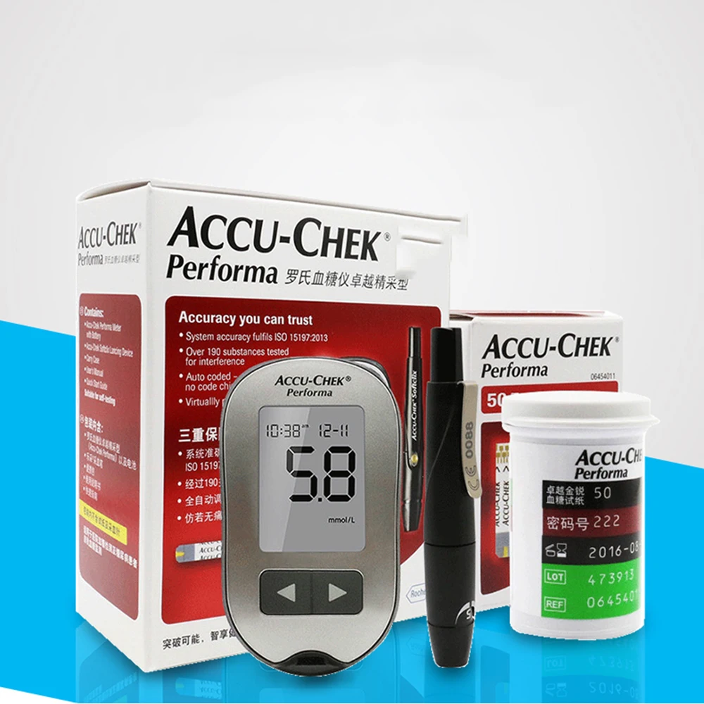 ACCU CHEK эффективный глюкометр полностью автоматическая точная технология