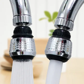 

360 Degree Aerator Water Swivel Head Saving Tap Kitchen Faucet Aerator Connector Nozzle Filter Mesh Adapter New