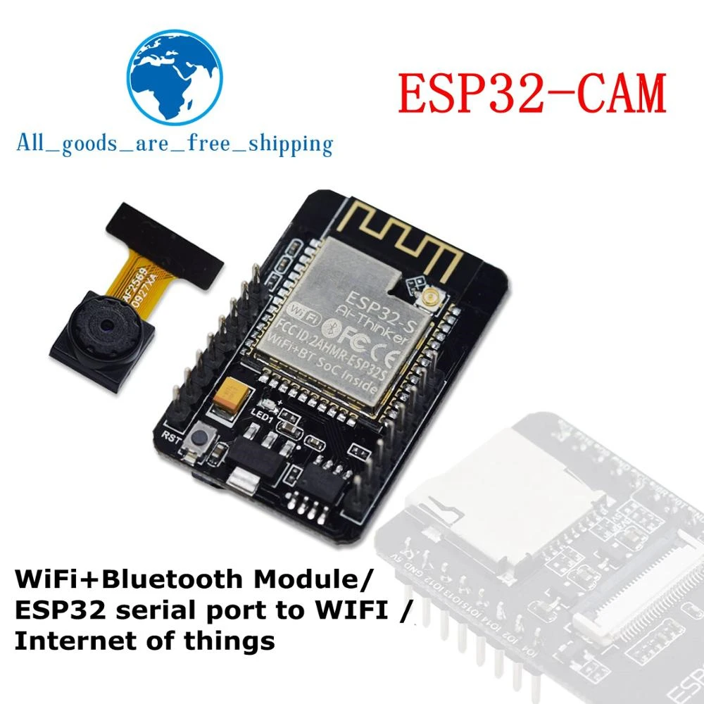 ESP32-CAM WiFi+ модуль Bluetooth модуль камеры макетная плата ESP32 с модулем камеры OV2640 2MP для Arduino