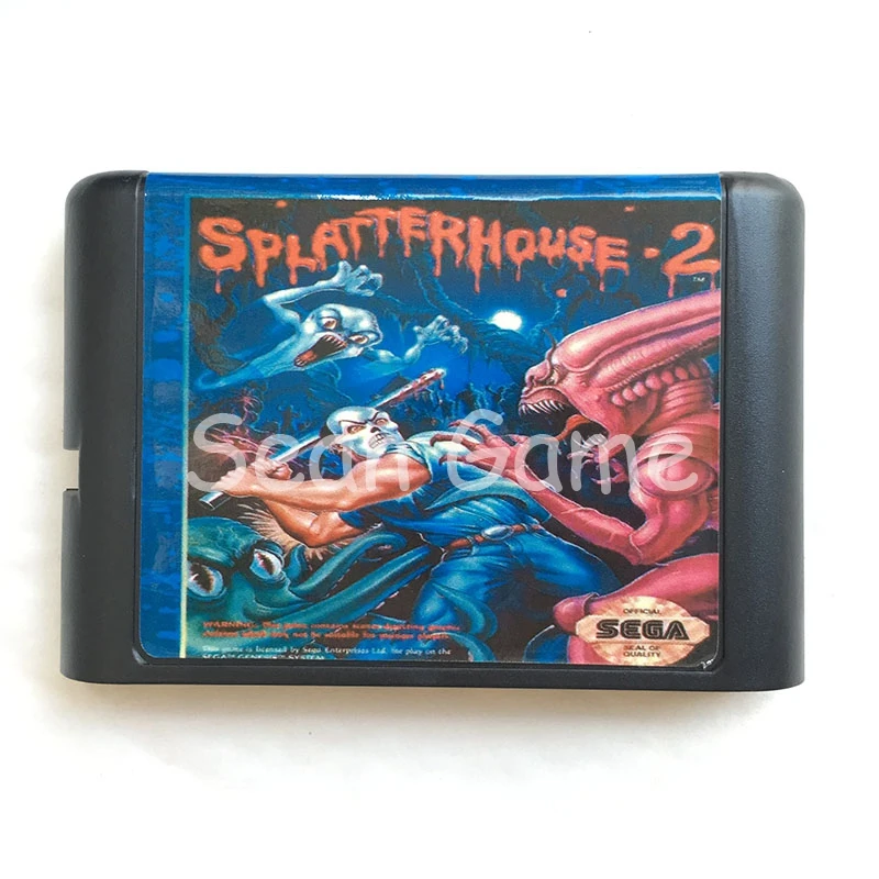16-битная игровая карта SEGA MD Splatterhouse часть 2 для Sega Megadrive Genesis картридж игровой