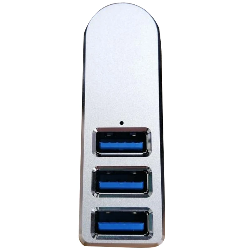 Высококачественный 3 портовый Алюминиевый мини концентратор USB 0 вращающийся на 90