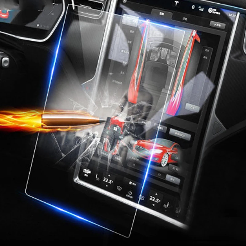 

Explosion-Proof Protection Navigation Modified Display Screen Film HD And Translucent For Tesla Model S X