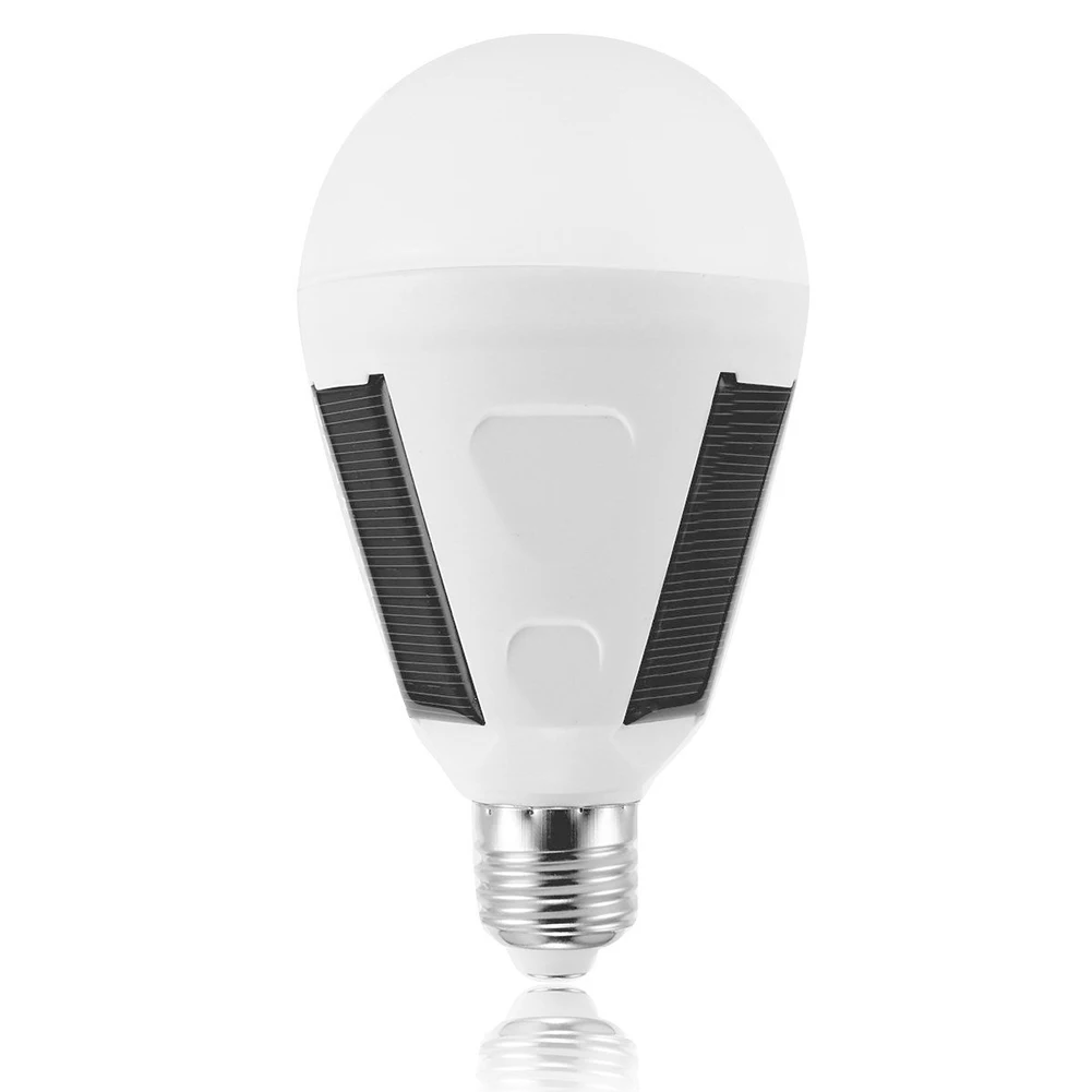 

Emergency Lamps Camping Outdoor Light LED light bulb lumen Hook Design Solar Panel Powered LED light Bulb