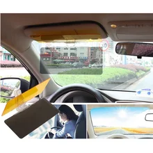 Автомобильный солнцезащитный козырек 2 в 1, ослепительные очки, день, ночное видение, Солнцезащитный анти-УФ блочный козырек, анти-ослепляющий солнцезащитный козырек, водительское зеркало, прозрачный вид 4