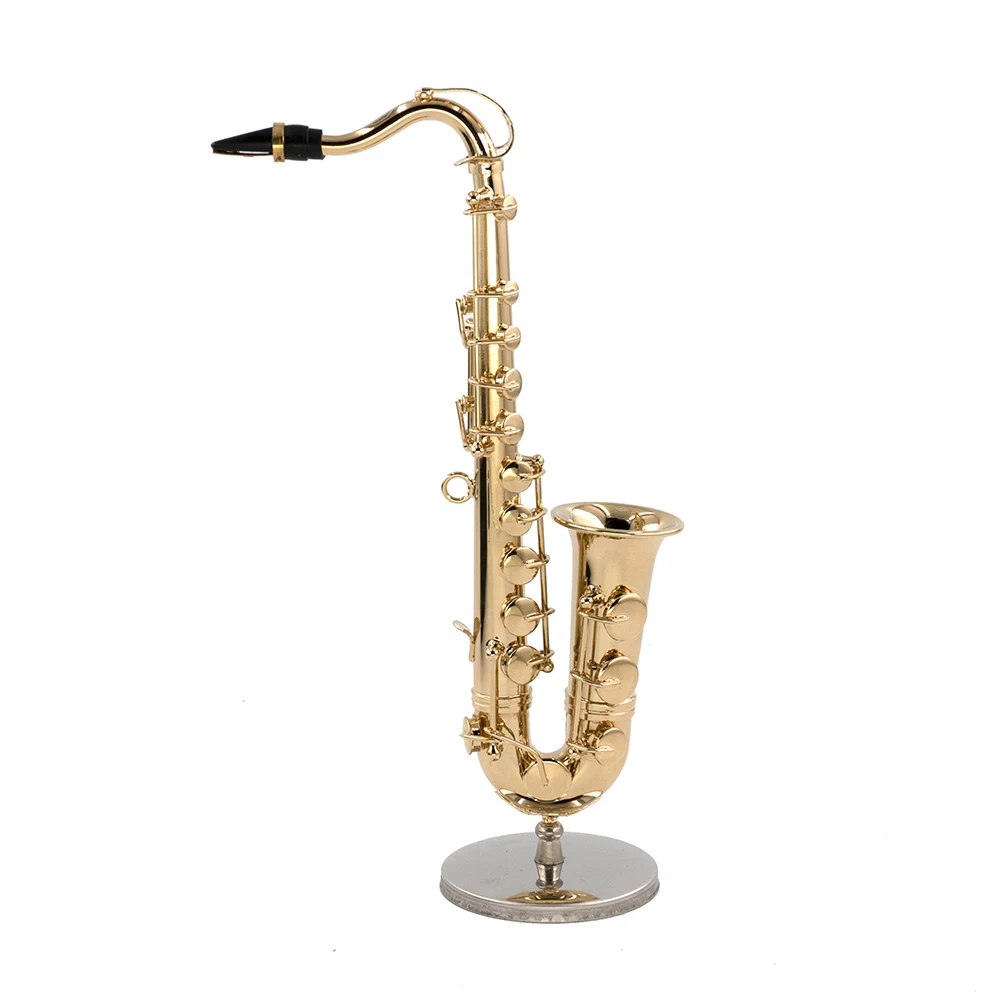 Miniatur Tenor Saxophon Mini Musikinstrument